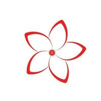 Blumen-Logo-Illustration-Vektor-Design vektor