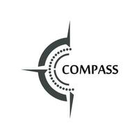 Kompass Logo Vorlage Vektor Icon Illustration Design