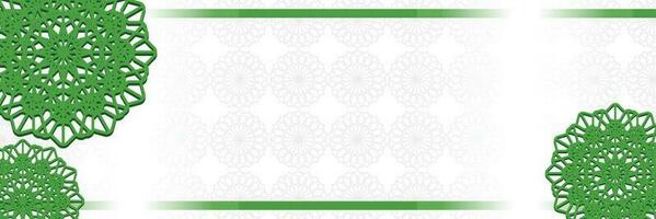 islamic bakgrund, med skön mandala prydnad. med fri Plats för text vektor för baner, hälsning kort för islamic högtider.