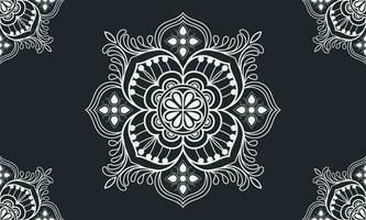 mandala design. abstrakt blommig bakgrund design. vektor