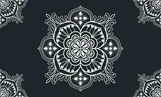 Mandala Design. abstrakt Blumen- Hintergrund Design. vektor