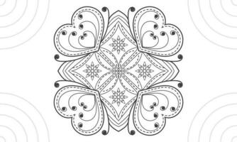 Mandala Design, Mandala Vektor Design.