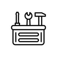 Toolkit Symbol im Vektor. Illustration vektor