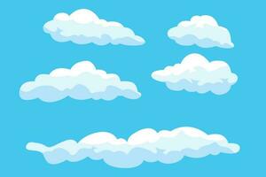 moln bakgrundsdesign, himmel landskap illustration, dekoration vektor, banderoller och affischer vektor