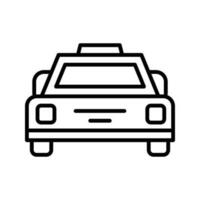 Taxi Symbol Vektor. Öffentlichkeit Transport Illustration unterzeichnen. Reise Symbol oder Logo. vektor