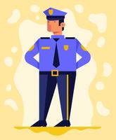 Polizist-Illustration vektor