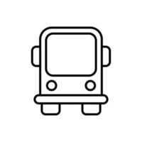 Bus Symbol Vektor. Öffentlichkeit Transport Illustration unterzeichnen. Reise Symbol oder Logo. vektor