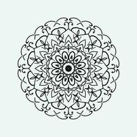 Mandala Färbung Seite Design kdp vektor