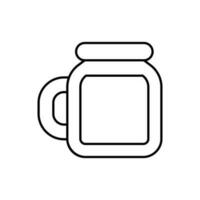 vinglas ikon vektor. alkohol dryck illustration tecken. bägare symbol. bar logotyp. vektor