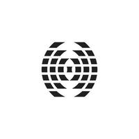 Punkte Klang Verbreitung Pfeile Technologie Symbol Logo Vektor