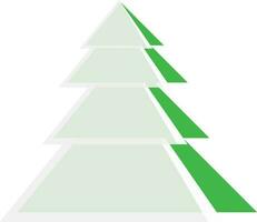 illustration av jul träd ikon. vektor