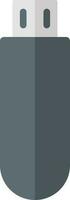 isolerat uSB ikon i grå Färg. vektor