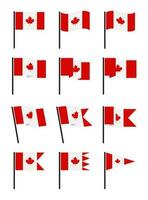 kanada dag, kanada Land flagga och symboler nationell kanada dag bakgrund fyrverkeri vektor