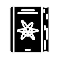 nuklear Physik nuklear Energie Glyphe Symbol Vektor Illustration