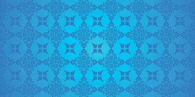 arabicum mönster blå mönster bakgrund vektor