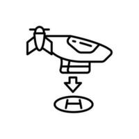 städtisch Luft Mobilität Symbol im Vektor. Illustration vektor