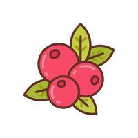 Beeren Symbol im Vektor. Illustration vektor