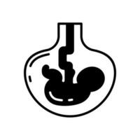 geburtshilflich Notfall Symbol im Vektor. Illustration vektor