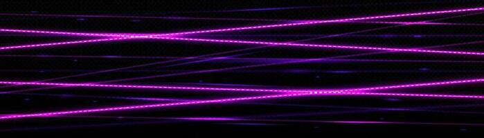 laser strålar, neon ljus rader effekt vektor