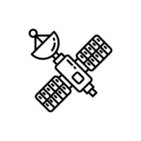 Satellit Symbol im Vektor. Illustration vektor