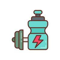 Sport trinken Symbol im Vektor. Illustration vektor