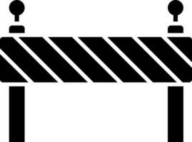 Illustration von Barriere Symbol. vektor