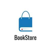 Buchhandlung Logo Vorlage Vektor Illustration
