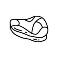 Fleisch Symbol im Vektor. Illustration vektor