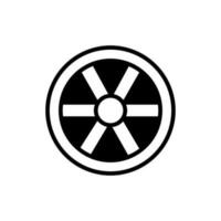 Legierung Rad Symbol im Vektor. Illustration vektor