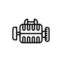 Auto Leistung Generator Symbol im Vektor. Illustration vektor