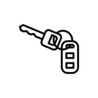 Auto Schlüssel Symbol im Vektor. Illustration vektor