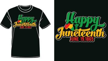 Lycklig juni juni 19 1865 Citat design för t-shirt baner affisch råna luvtröja vektor