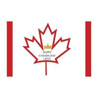 Illustration Jahrestag Feier Kanada Tag im Ahorn Blatt Flagge Hintergrund mit Reise Sehenswürdigkeiten die Architektur von Kanada im Toronto und Ontario, im Papier Kunst, Papier Schnitt Stil. Vektor Illustration