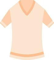 t-shirt ikon i orange Färg. vektor