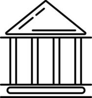 vektor tecken eller symbol av Bank för företag.