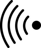 Vektor Illustration von W-lan Symbol.