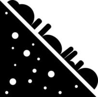 smörgås ikon eller symbol i svart och vit Färg. vektor