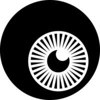vektor illustration av eyeball ikon.