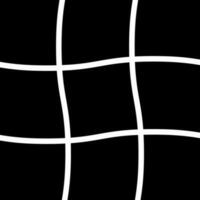 schwarz und Weiß Illustration von Gittergewebe Symbol oder Symbol. vektor
