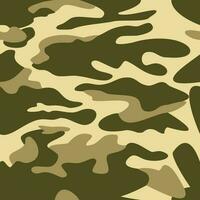 kamouflage mönster bakgrund sömlös vektor illustration. klassisk Kläder stil maskering camo upprepa skriva ut. grön kaki oliv färger skog textur