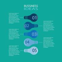 Infografik-Vorlage in 4 Schritten Vorlage für Diagramm-Grafik-Präsentation und Diagramm vektor