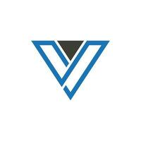 Brief v und s Logo Vektor Design