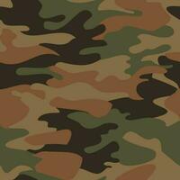 kamouflage abstrakt bakgrund grafisk design, camo grön brun svart färger mönster sömlös vektor illustration
