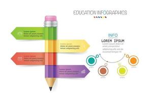 Infografik-Vorlage in 4 Schritten Vorlage für Diagramm-Grafik-Präsentation und Diagramm vektor