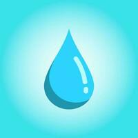 Wasser Symbol eben Design Illustration vektor