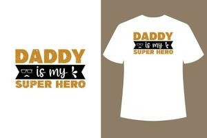 Beste Papa im das Welt Typografie Vektor Vaters T-Shirt Design.