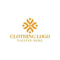 minimalistische Logo-Design-Idee für Bekleidungsgeschäfte, Online-Shop-Logo vektor