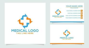 medizinisch Logo Design Vorlage Vektor Grafik branding Element.