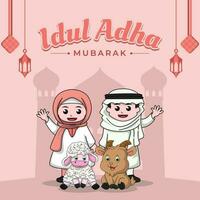 eid al adha-banner-design vektor