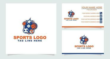 sporter logotyp design fri ladda ner vektor